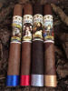Regina Cigars Nicaraguan 4PACK SAMPLER - 1 EACH OF CONNECTICUT/HABANO/MADURO/BARBERPOLE BLENDS